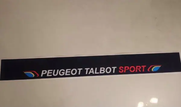 Pare soleil 205 Peugeot sport Bleu (Port inclus)
